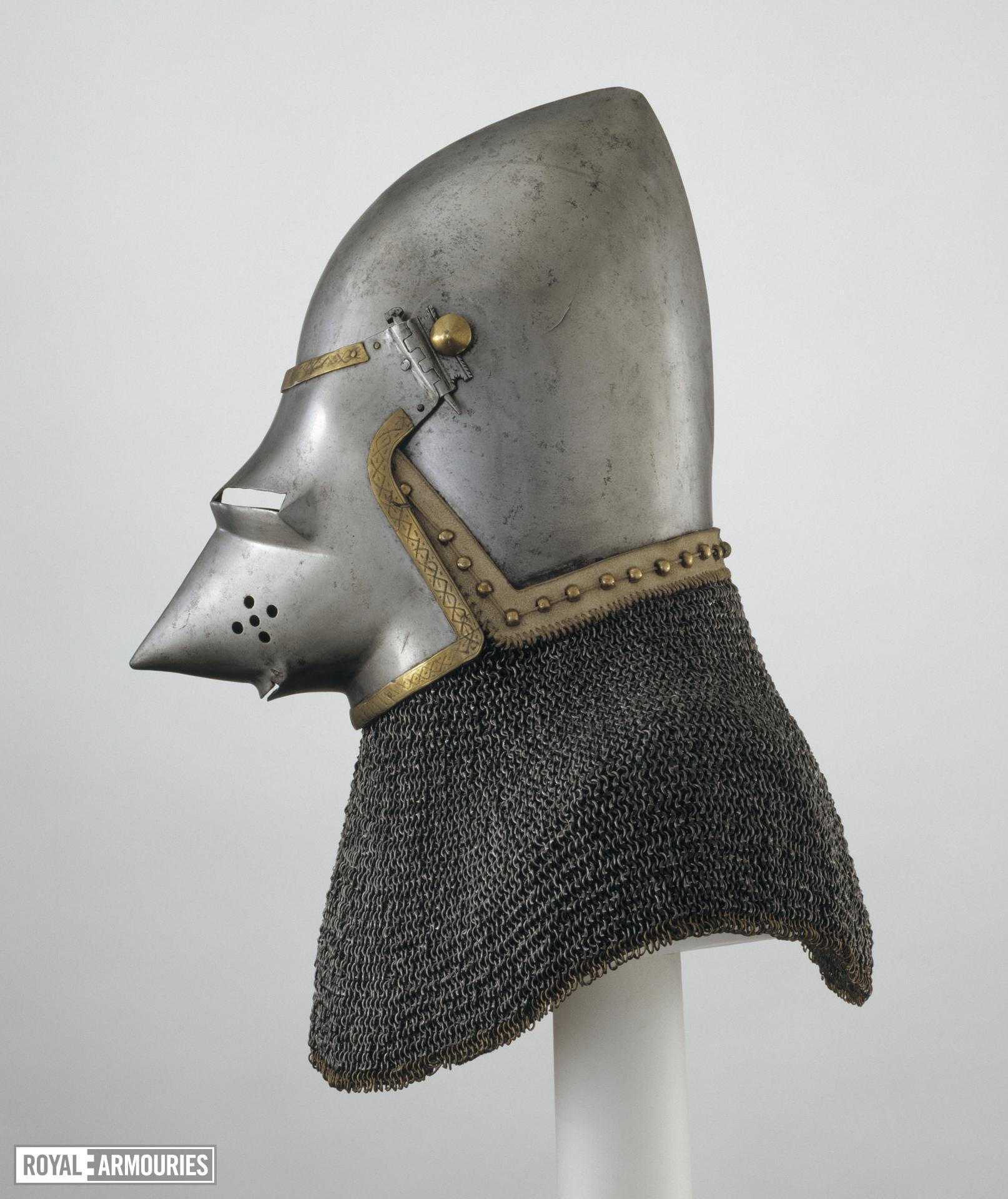 Бацинет «Собачья морда»: Защита лица в средневековом бою