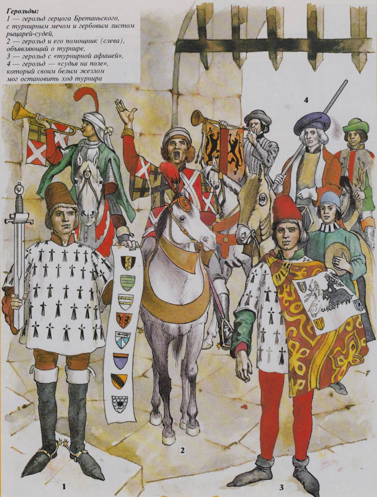 Герольд: распорядитель и церемониймейстер рыцарских турниров