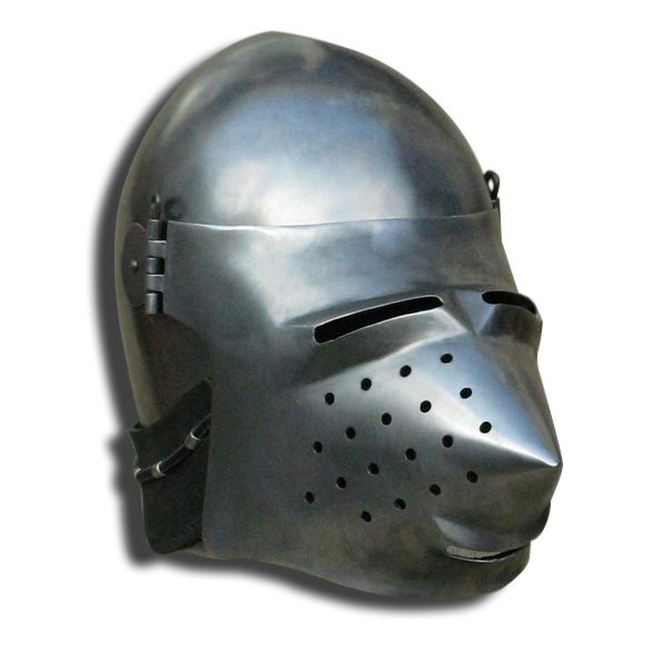 Хундсгугель: Легендарный шлем-бацинет с «собачьей мордой»