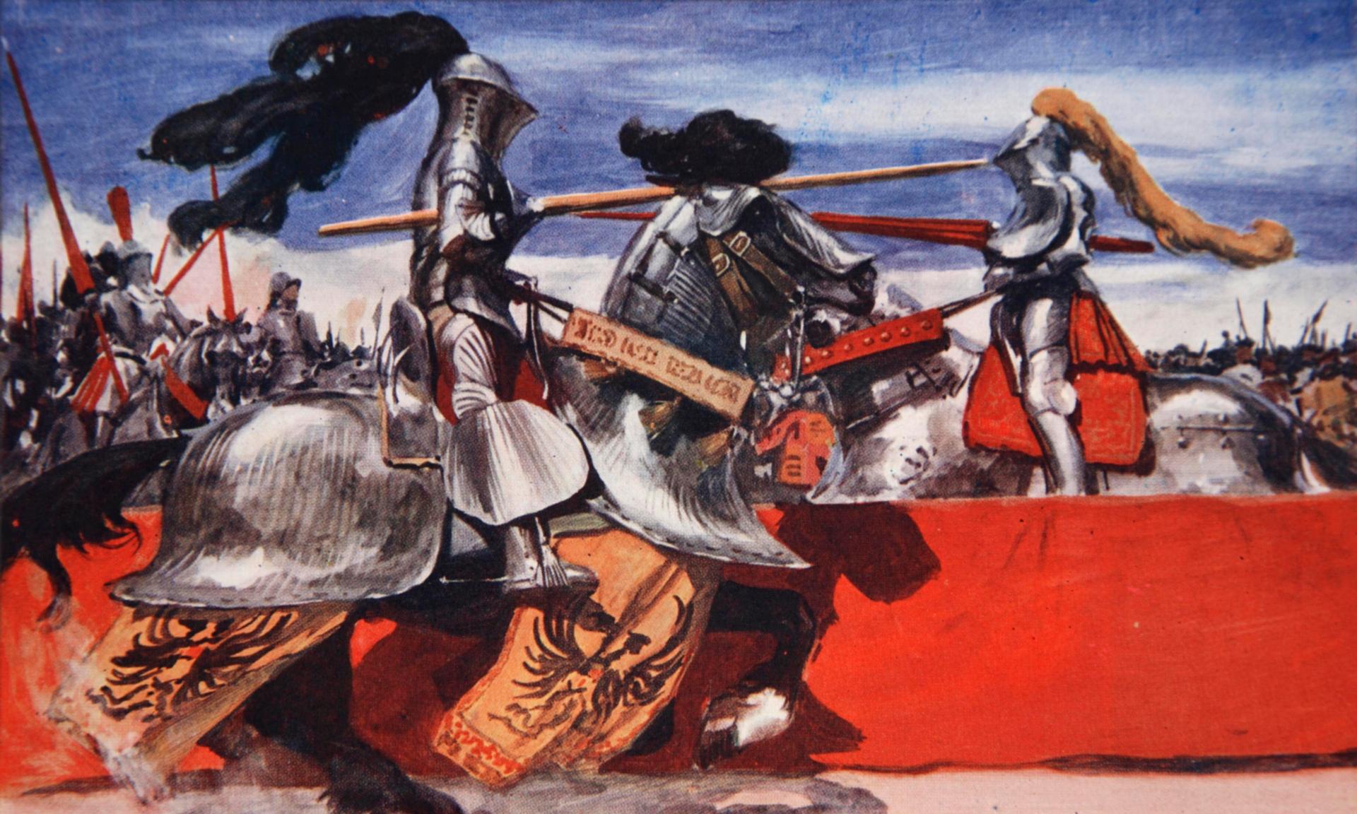 Рыцарские турниры в Средние века: от военных учений к зрелищным поединкам