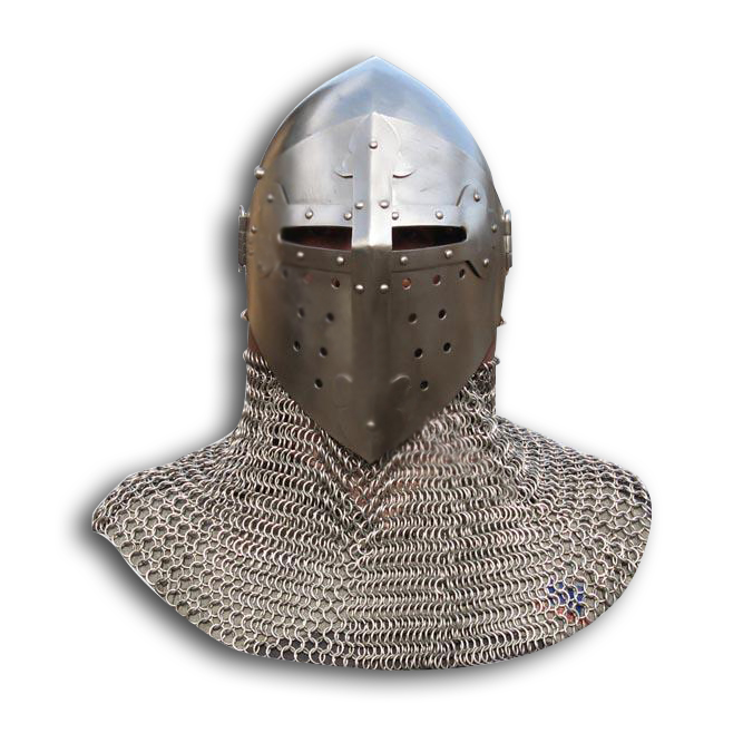 Закрытый бацинет: эволюция и роль в средневековом защитном вооружении